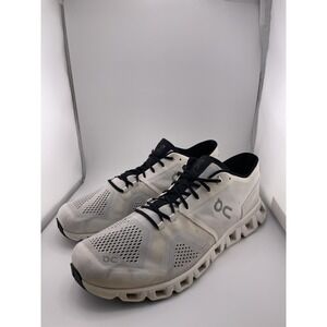 On Running Shoes Mens Size 13 White Black Helion CloudTec Swiss Engineering